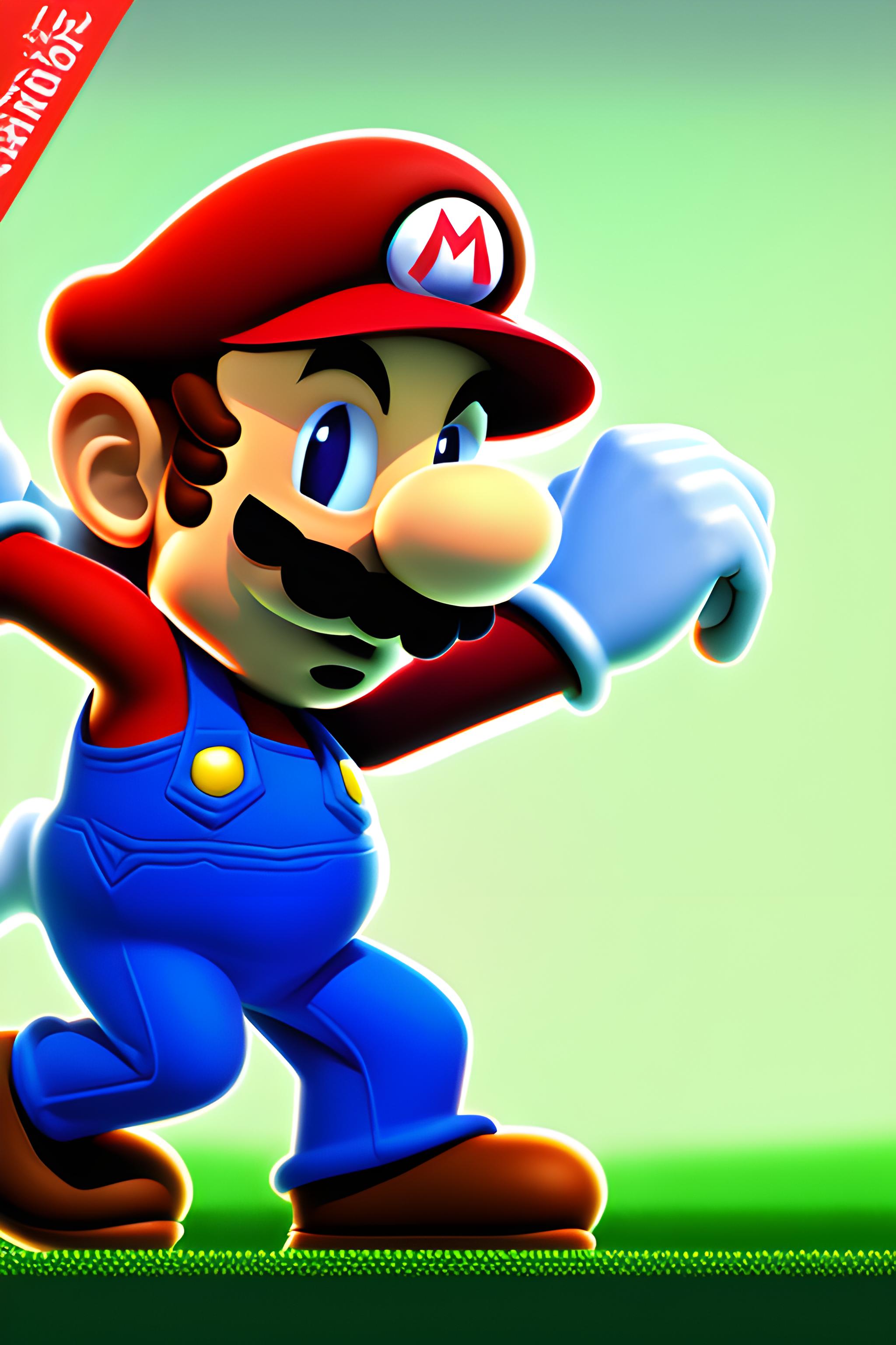 Mario bros con lnterna